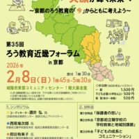 ろう教育近畿フォーラムチラシ